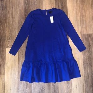 Banana Republic Blue Dress with Keyhole Back